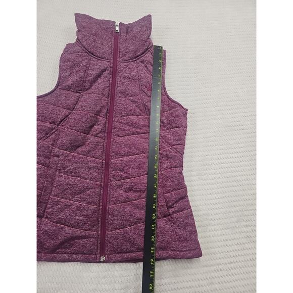 The North Face Vest Womens Medium Purple Insulated Full Zip - Picture 2 of 7
